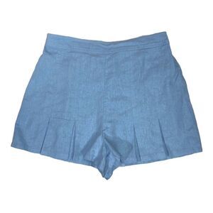 Abound pleated front blue skort shorts size M